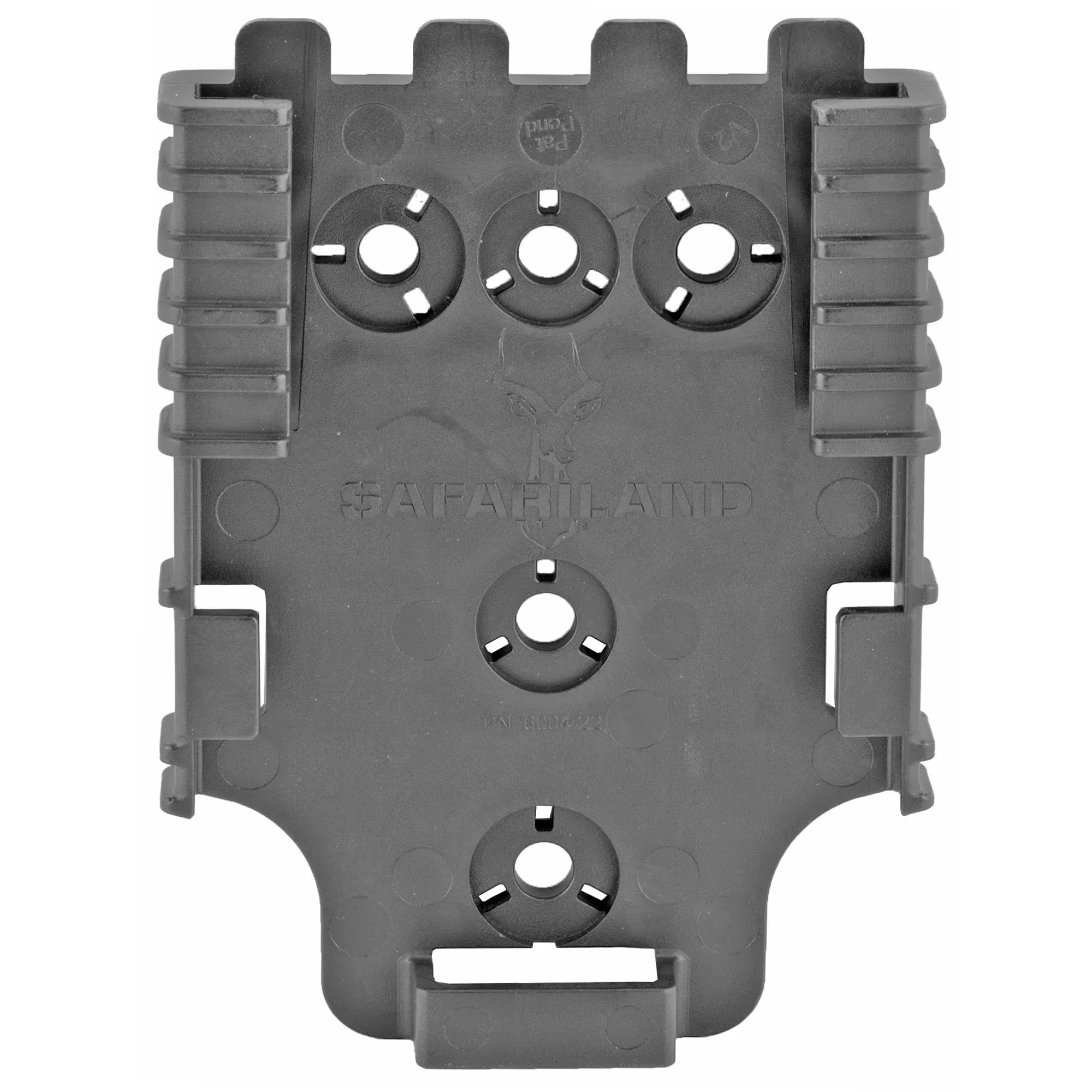 Safariland Quick Locking System (QLS) 22 Receiver Plate, Injection-Molded Nylon, Black, 6004-22-2