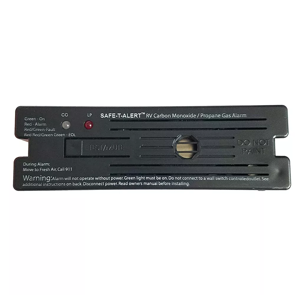 Safe-T-Alert Combo Carbon Monoxide Propane Alarm Surface Mount - Black - 35-741-BL