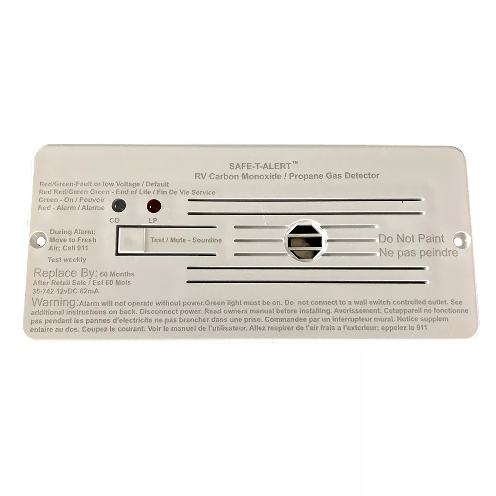 Safe-T-Alert Combo Carbon Monoxide Propane Alarms Flush Mount - White - 35-742-WHT