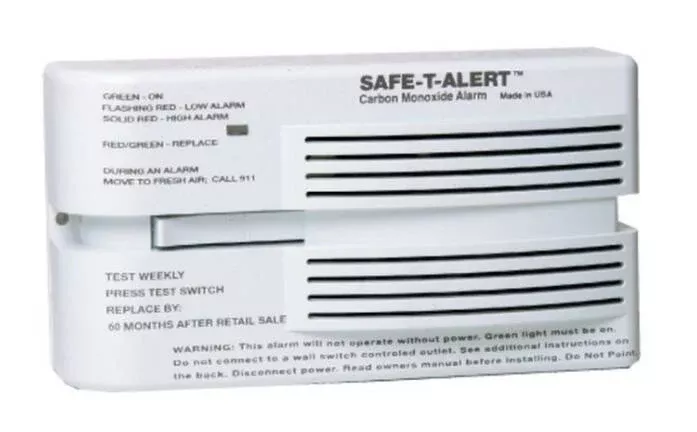 Safe-T-Alert Surface Mounted RV Carbon Monoxide Detector - White• 65-541-P-WT