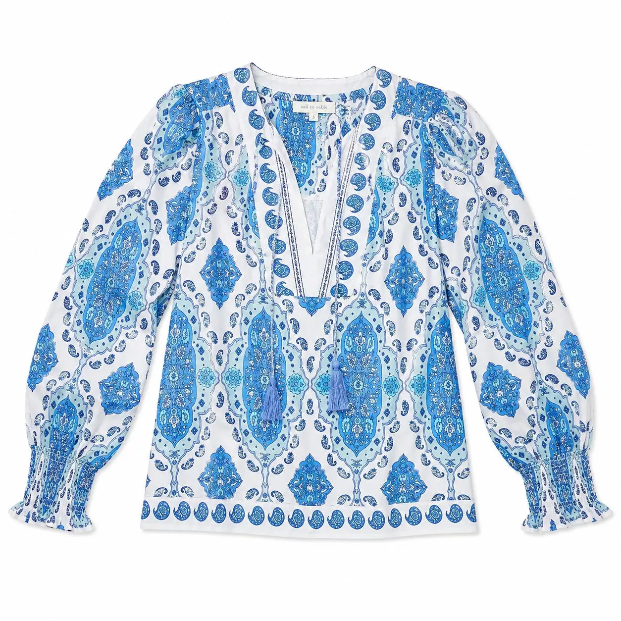 Sail to Sable Tassel Front Top