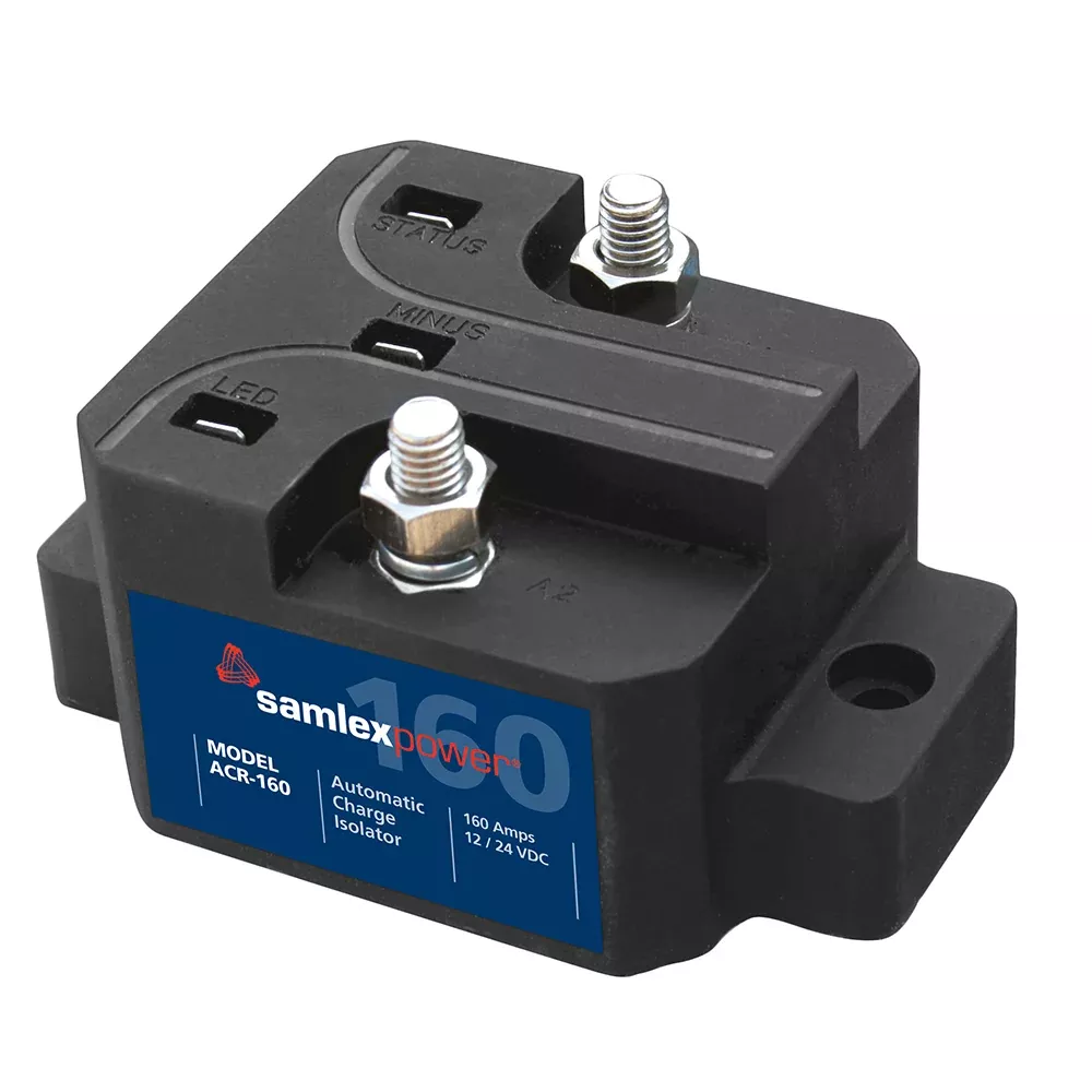 Samlex 160A Automatic Charge Isolator – 12V or 24V [ACR-160]