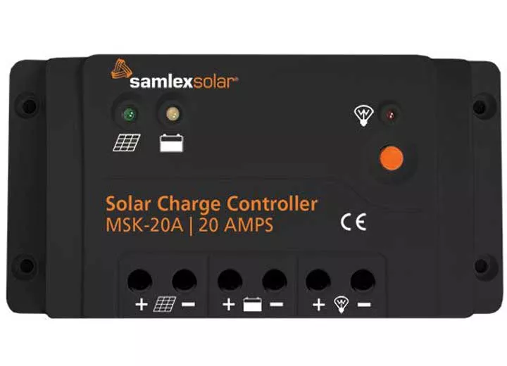 Samlex 20A Solar Charge Controller, 12 or 24V• MSK-20A