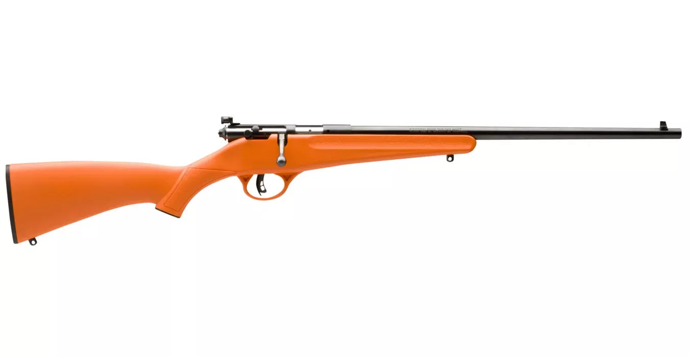 Savage Rascal 22LR Bolt Action Rimfire Rifle with Orange Stock