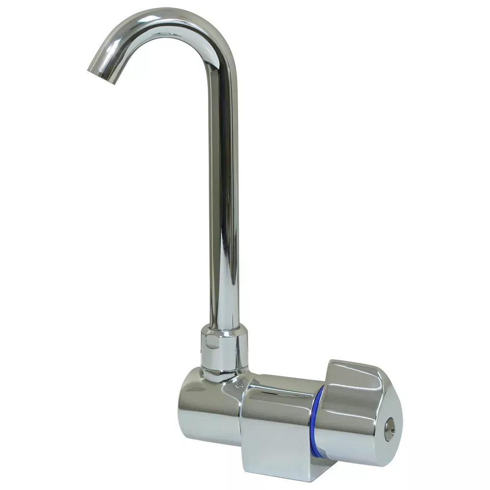 Scandvik Ceramic Family Tap w/Folding Spout – Chrome Finish