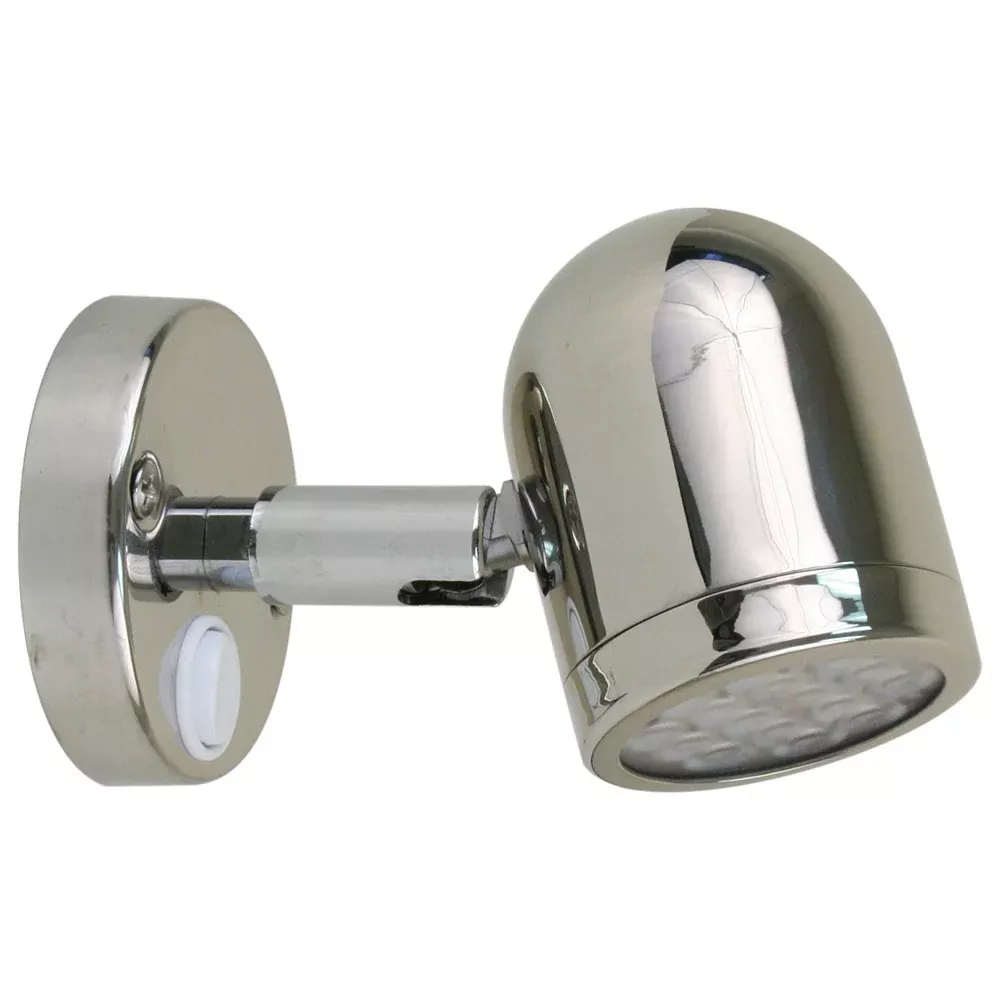 Scandvik LED 304 Stainless Steel LED Reading Light – 8-30V