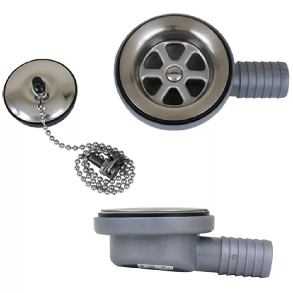 Scandvik Low Profile Drain Stopper – 1 Outlet