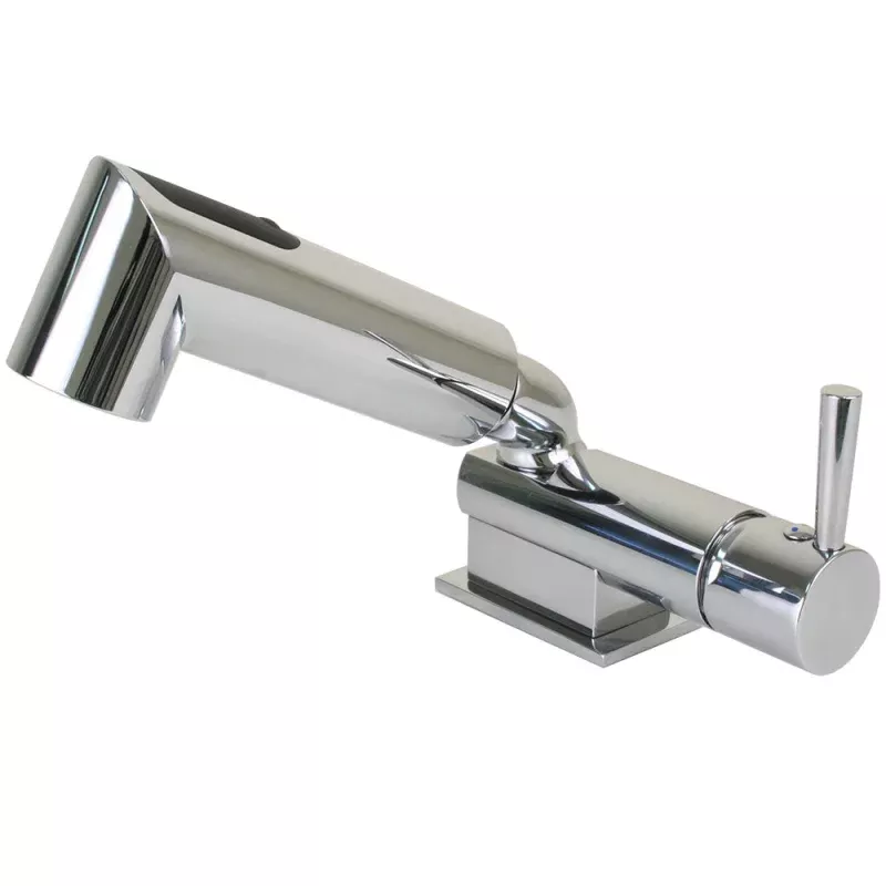 Scandvik Minimalistic Compact Single Level Mixer – FaucetShower Combo – Chrome