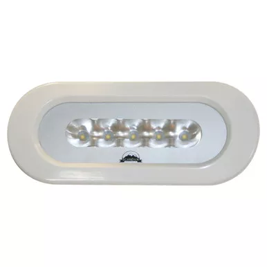 Scandvik White Flush Mount Spreader Light