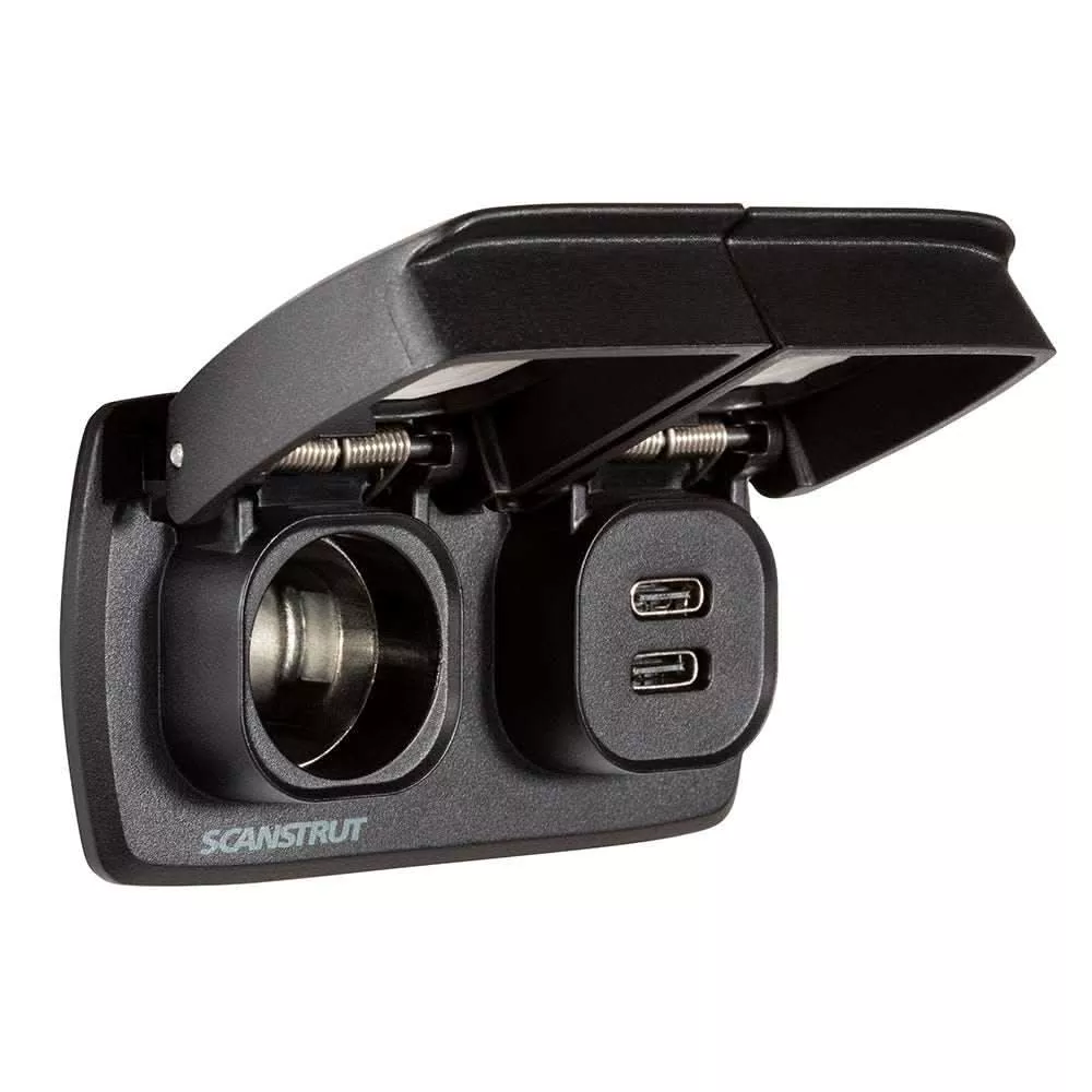 Scanstrut Flip Pro Multi - Dual USB-C & 12V Power Socket - SC-MULTI-F1