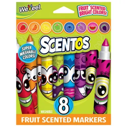 Scentos Fruit Scented Markers – 8 Pk.
