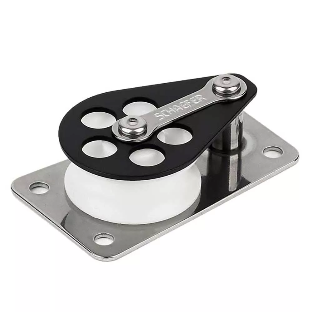 Schaefer Series 3 Flat Base/Alum Cheek/Delrin Sheave - 303-09