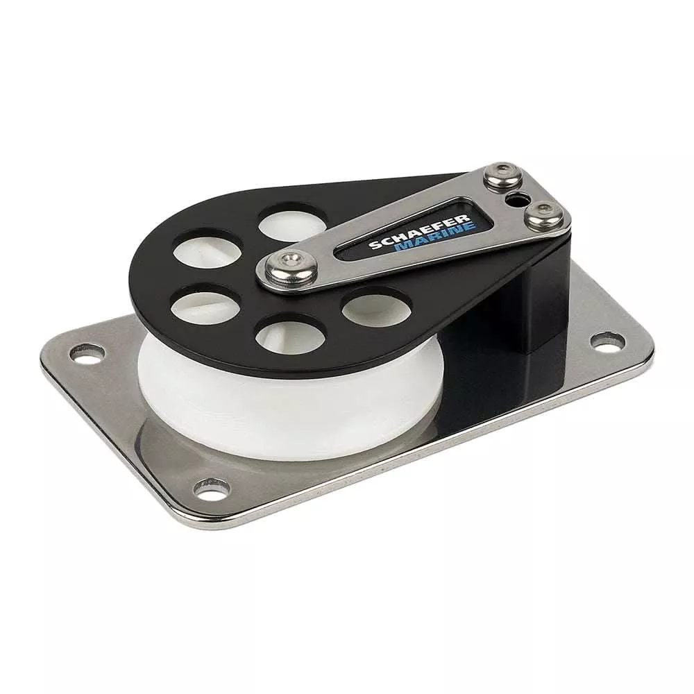 Schaefer Series 7 Flat Base/Aluminum Cheek/Delrin Sheave - 704-11