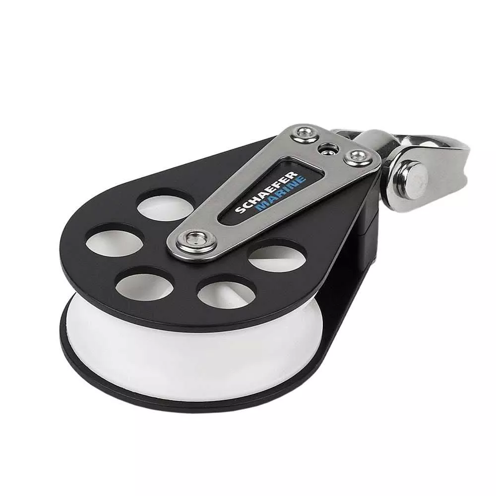 Schaefer Single Aluminum Block - 60mm Sheave - 704-05