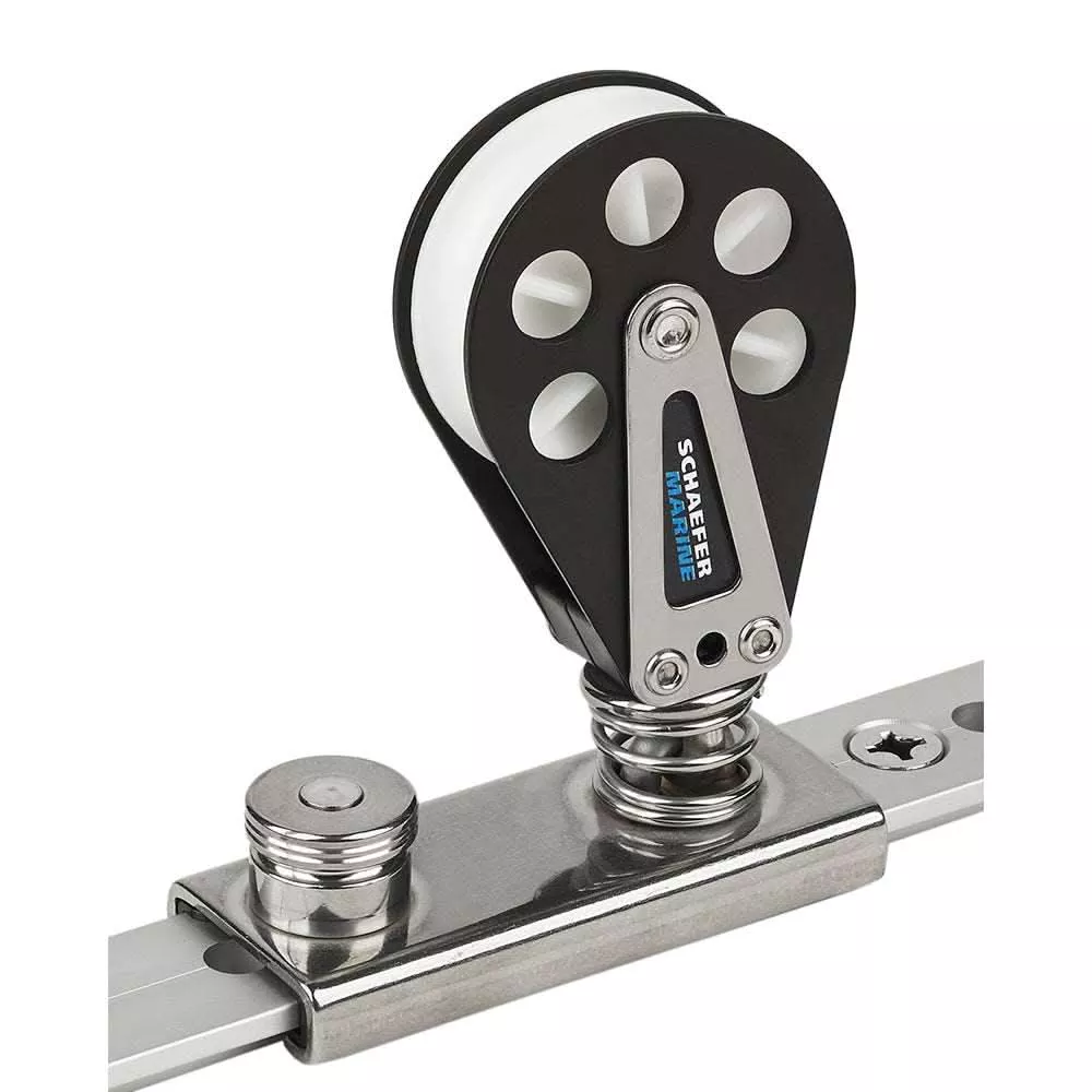 Schaefer Spring Loaded/Lined Slide/Aluminum for 1-1/4" T-Track - 704-92