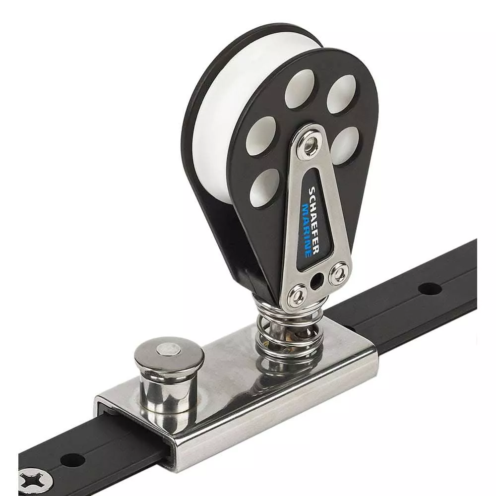 Schaefer Spring Loaded/Lined Slide/Aluminum for 1" T-Track - 504-82