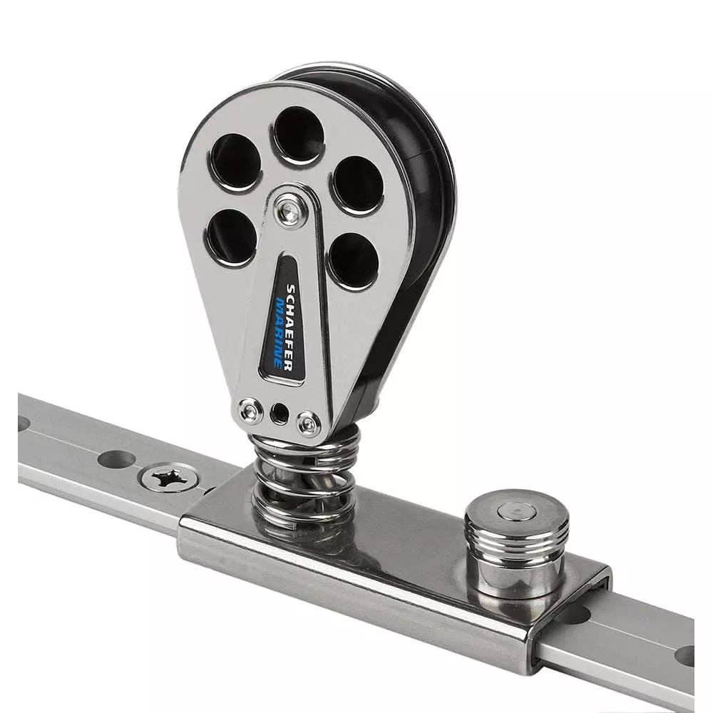 Schaefer Spring Loaded/Lined Slide/Stainless Steel for 1-1/4" T-Track - 705-92
