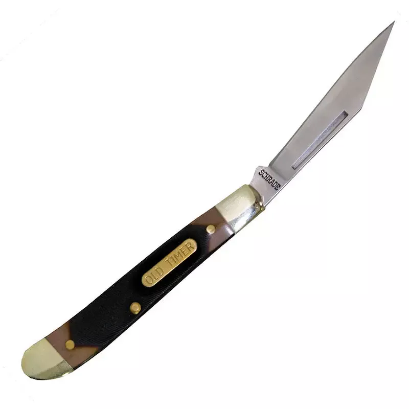 Schrade Old Timer Pal Pocket Knife 2.75″ Brown/Black