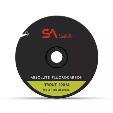SCIENTIFIC ANGLERS Absolute Fluorocarbon Trout 100m Clear Tippet