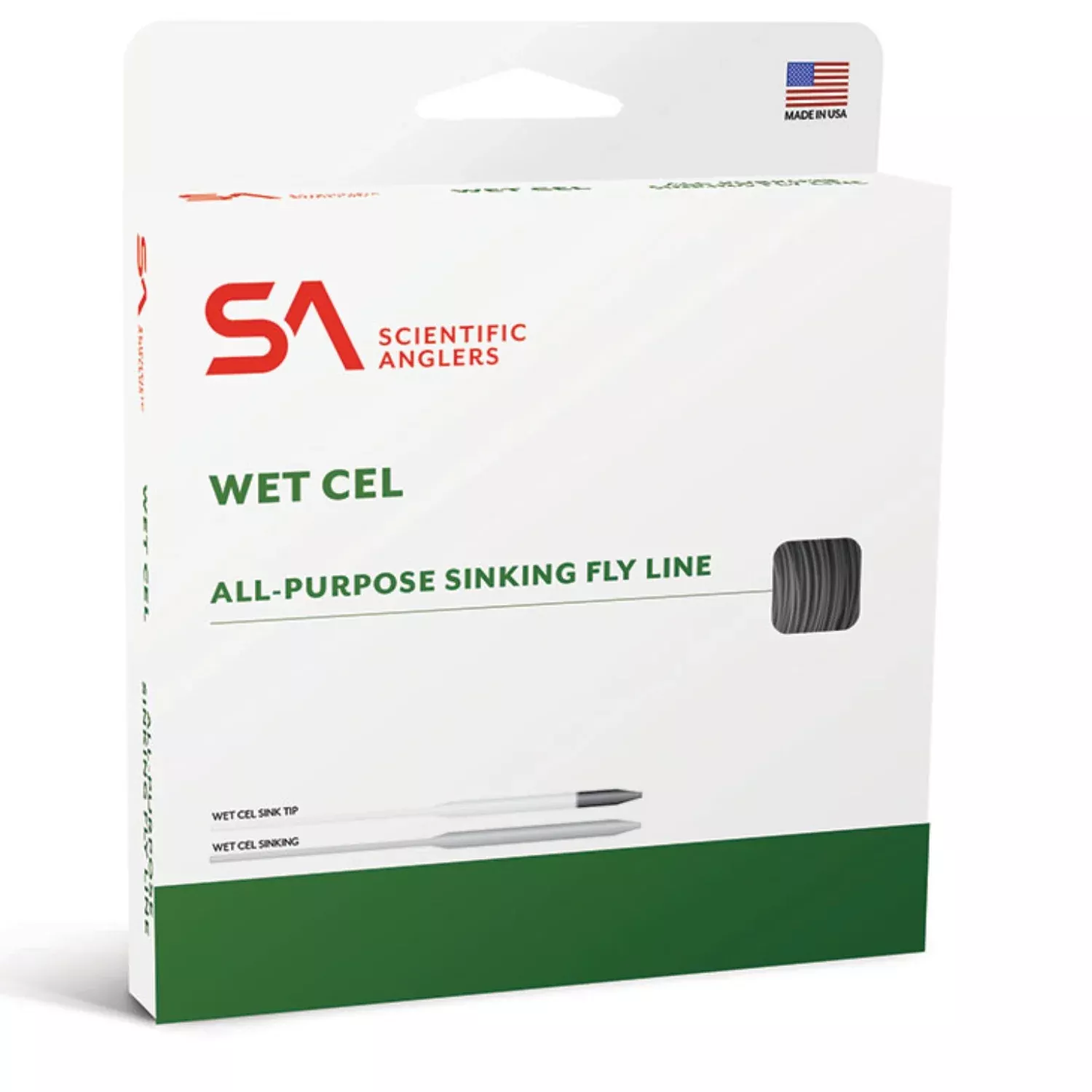 Scientific Anglers Wet Cel Sink Tip All Purpose Sinking Fly Line
