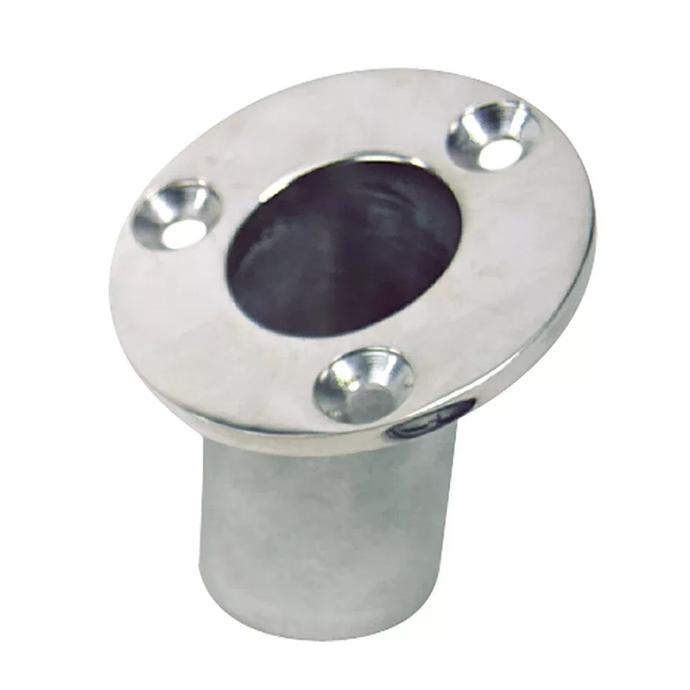 Sea-Dog Flush Mount Flagpole Socket – 25 – 1-1/4 ID – 316 Stainless Steel
