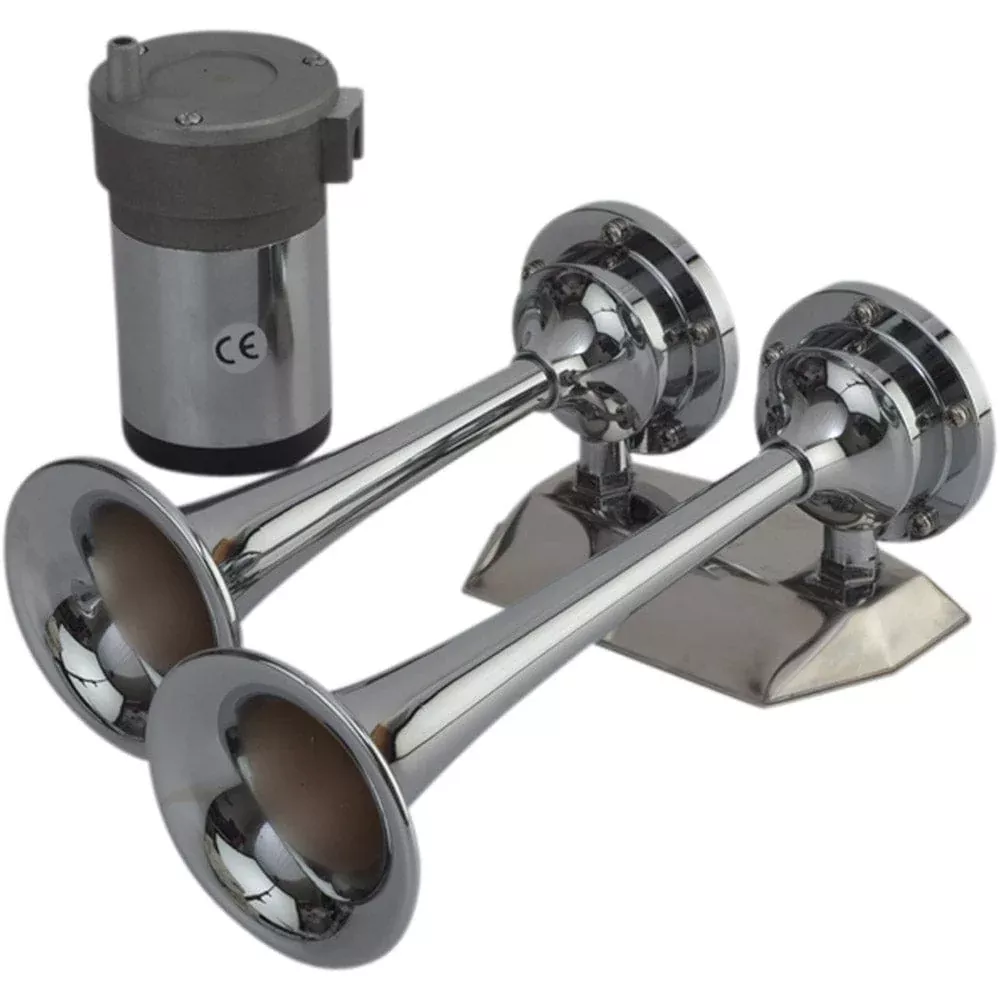 Sea-Dog MaxBlast Air Horn – Mini Dual Trumpet