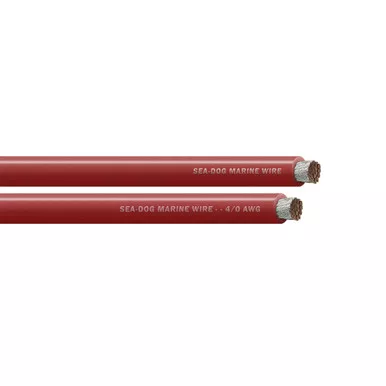 Sea-Dog Red 4/0 AWG Battery Cable Spool, 25-Foot