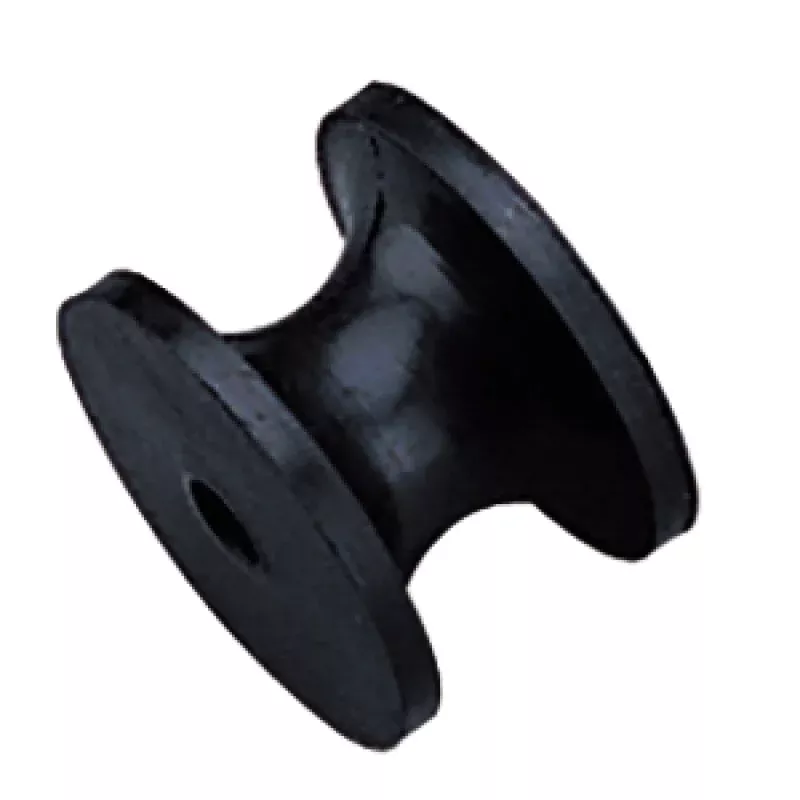 Sea-Dog Replacement Short Bow Roller – Natural Rubber/Brass Insert
