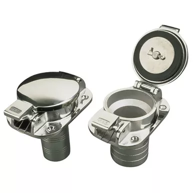 Sea-Dog Stainless Flip-Top Deck Fill for Gas, 2-Inch