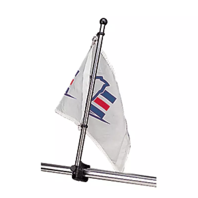 Sea-Dog Stainless Steel Rail Mount Flagpole – 17
