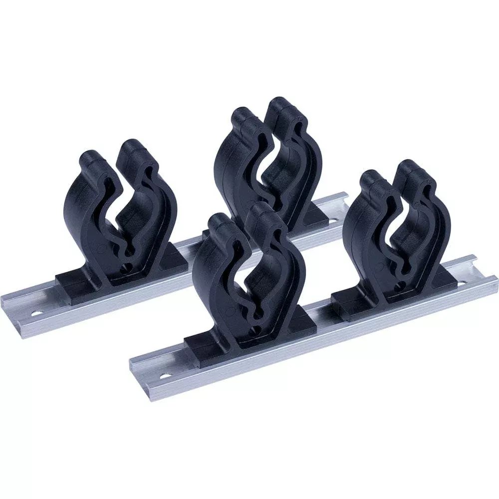 Sea-Dog Track Rod Holder – 7 Tracks – 4 Rod Clips