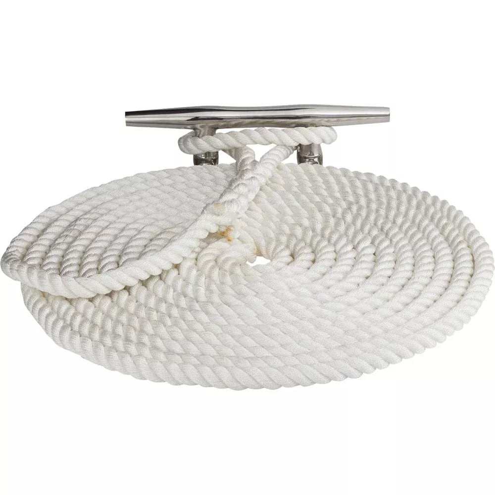 Sea-Dog Twisted Nylon Dock (Lock Line) - 1/2" x 50' - White