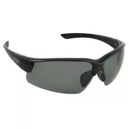 Sea Striker King Neptune Polarized Sunglasses – Black Frame – Solid Grey Lens