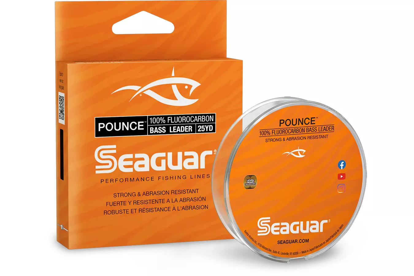 Seaguar Pounce Fluorocarbon Bass Leader 25YD