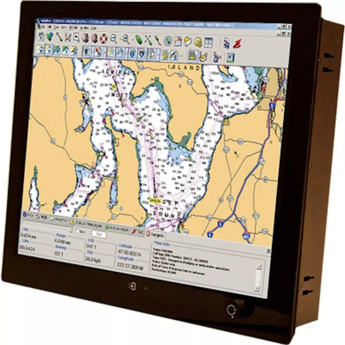 Seatronx 15" Sunlight Readable Touch Screen Display• SRT-15