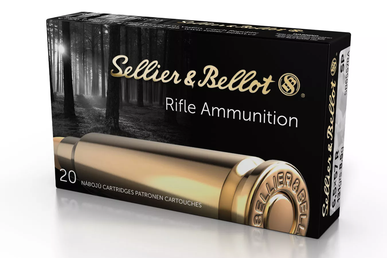 Sellier And Bellot  6.5x57R 131 gr Soft Point 20/Box