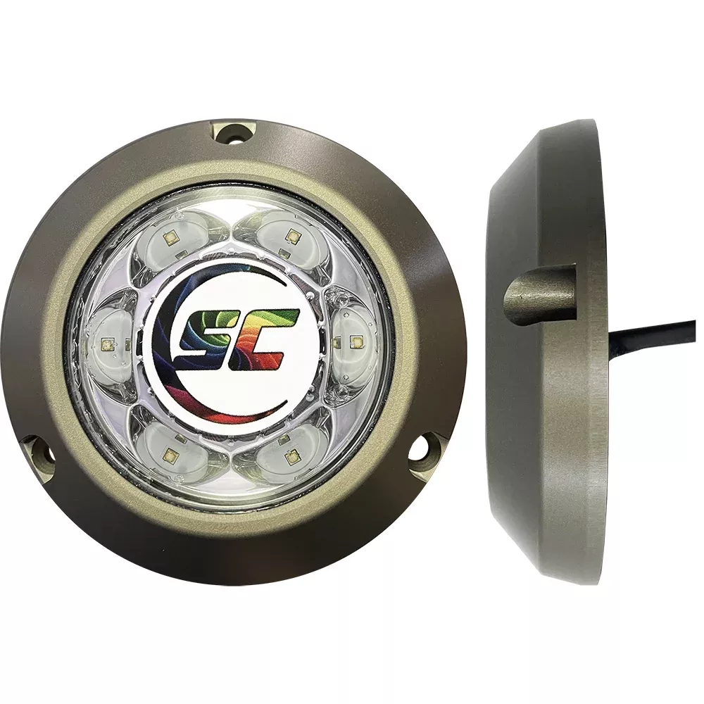 Shadow-Caster SC3 Series Underwater Light - Full-Color Change - 12-Color Standard or Unlimited Colors with Shadow-NET- SC3-CC-ALSM