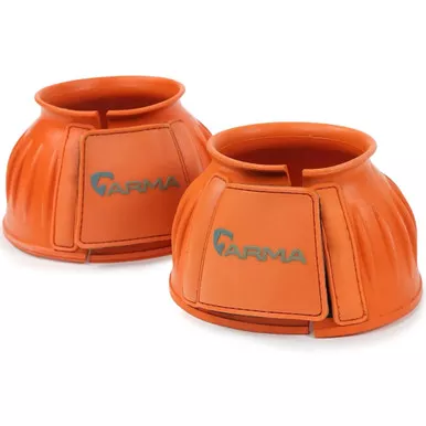 SHIRES ARMA Over Reach Extra Extra Full Orange Bell Boots (134VORANGEXXFULL)