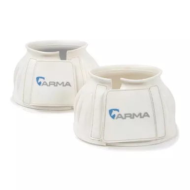 SHIRES Arma Over Reach Full White Horse Bell Boot (134VWHITEFULL)