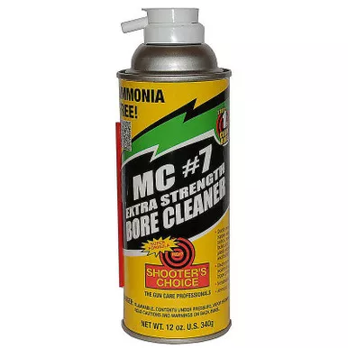 SHOOTERS CHOICE/VENTCO MC7 Extra Strength Bore Cleaner 12oz Aerosol, MC7XT