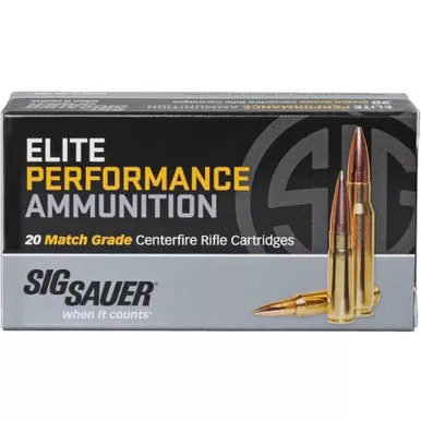 Sig Sauer Elite MG 308 Win 168 GR OTM 20 Rounds, E308M1-20