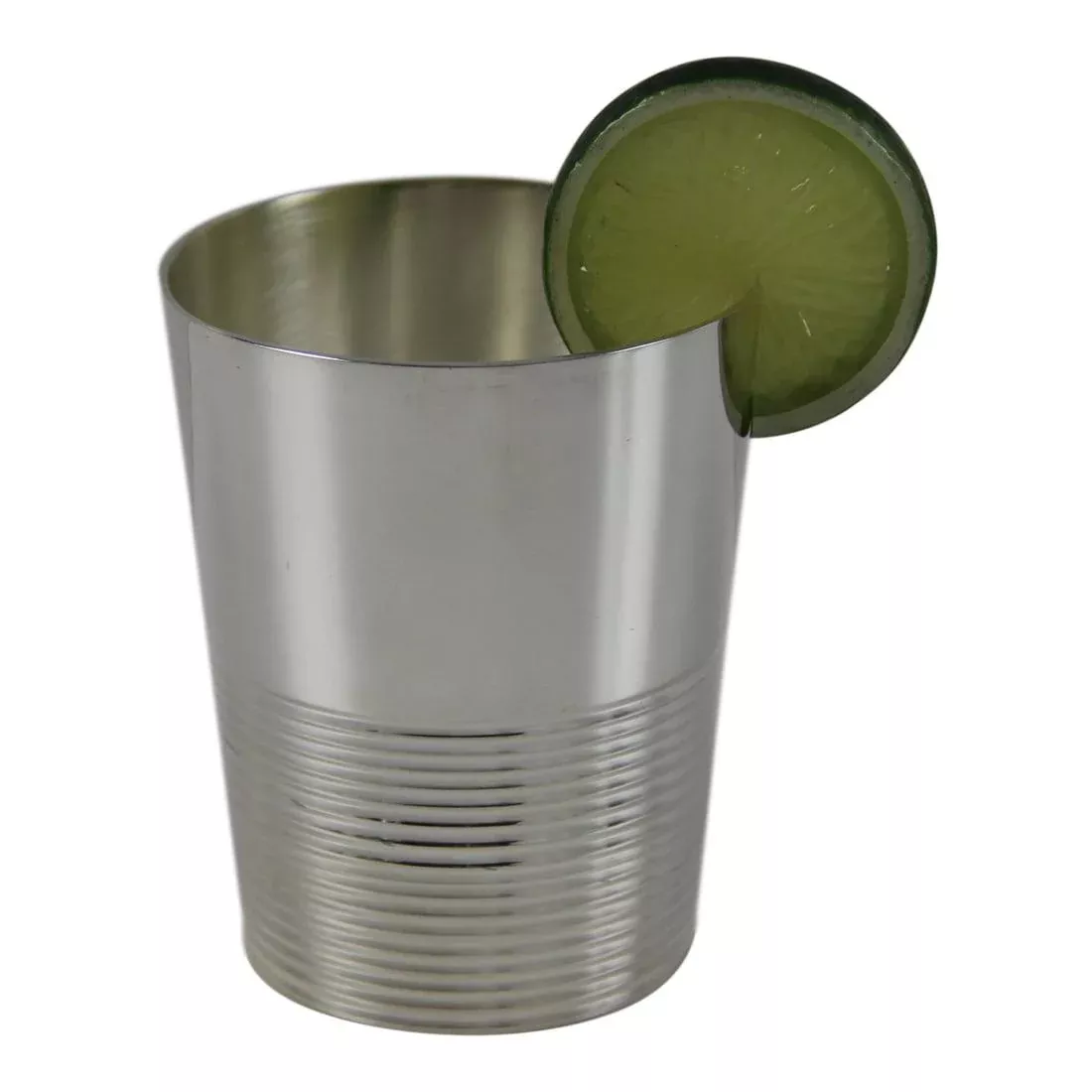 Silver Plated Ribbed Base Mint Julep