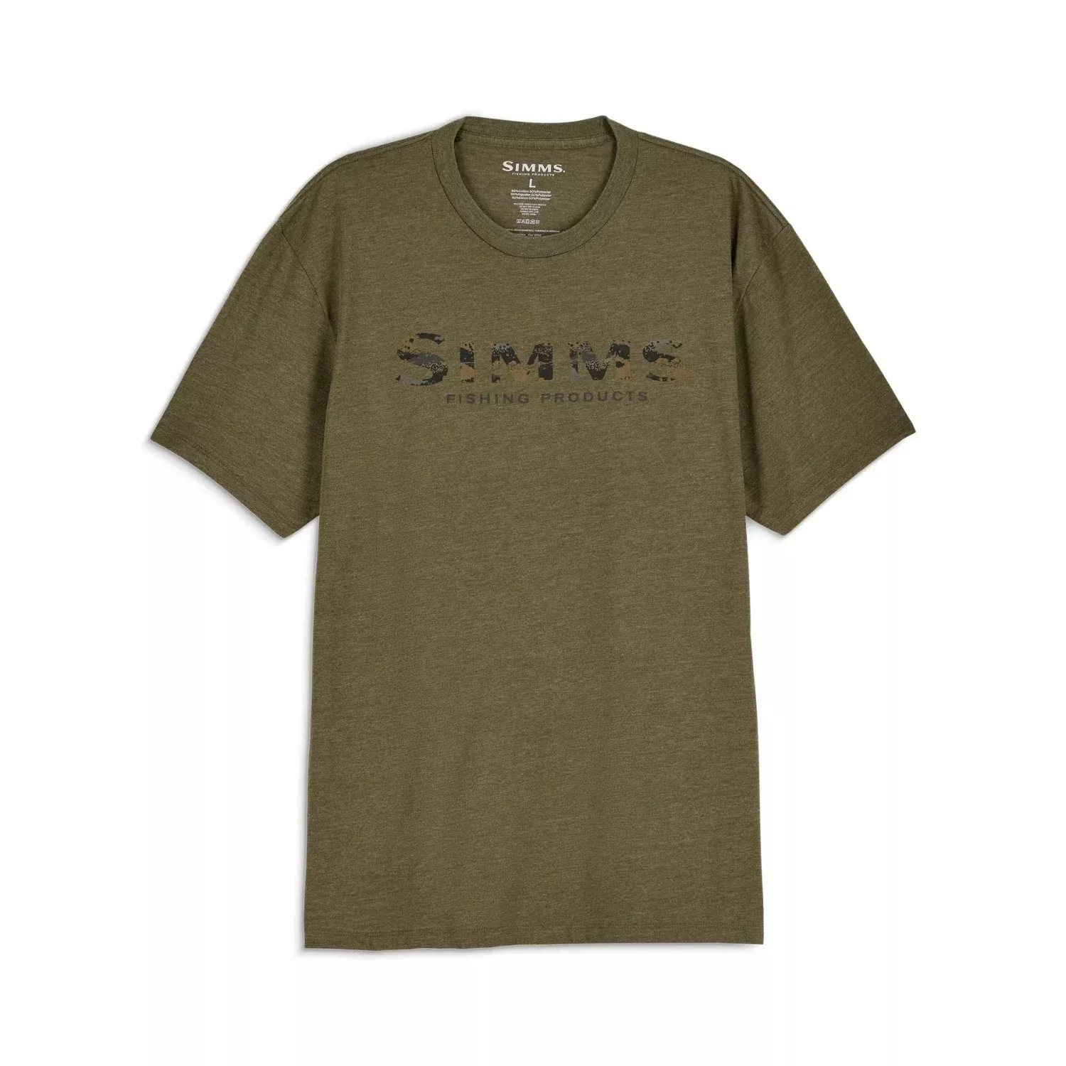 Simms Men’s Simms Shroud Fill Logo T-Shirt