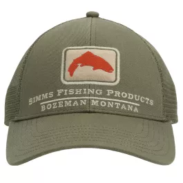 Simms Trout Icon Trucker - Riffle Green