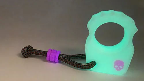 Single Finger Knuck Scare Glo Tactical Knuckle