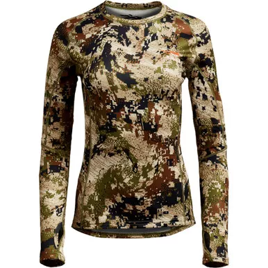 Sitka Women's Core Midweight Crew Ls Subalpine Small