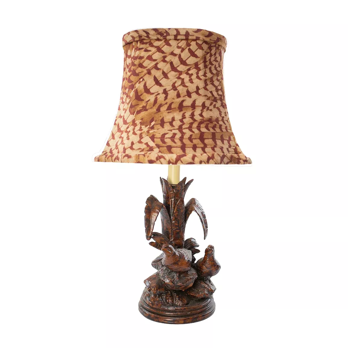 Small Quail Covey Lamp