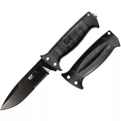 Smith and Wesson GripSwap Fixed Blade Knife with Black Handle
