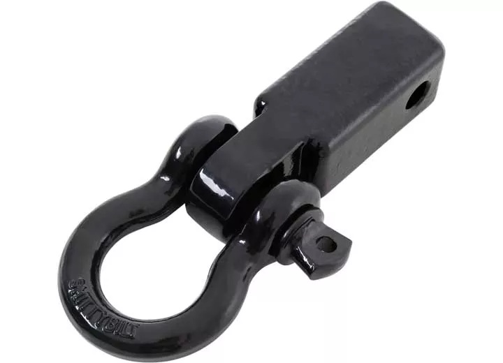 Smittybilt 2" Receiver Mounted D-Ring Shackle, Black• 29312B