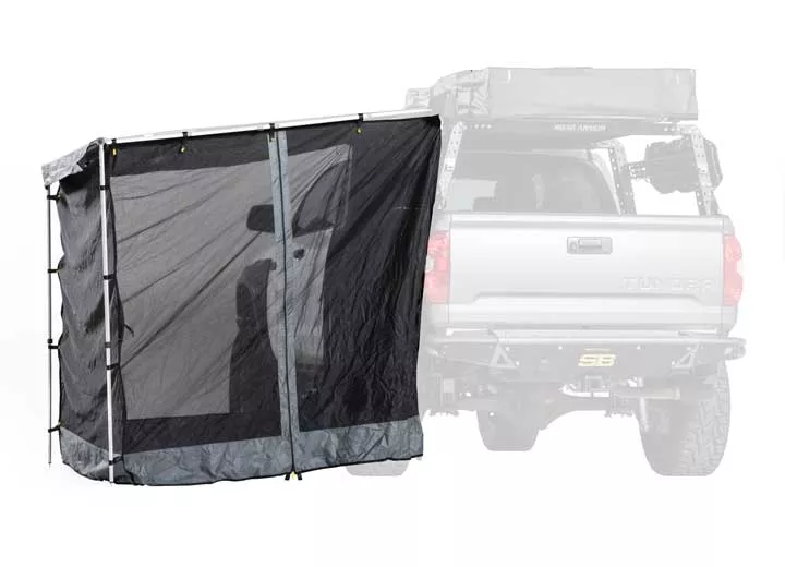 Smittybilt Gen2 8′ Awning Mesh Room, Gray• 2594
